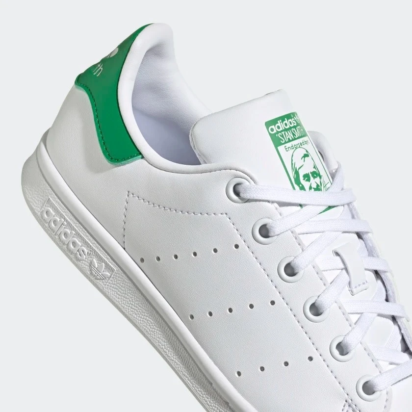 Adidas Stan Smith Jr (White/Green) 7 Adidas Stan Smith Jr (White/Green) - Image 5