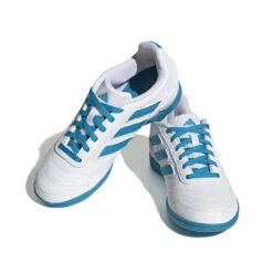 Adidas Super Sala 2 Indoor Jr (White/Blue) -Sports-Football Apparel adidas super sala 2 indoor jr white blue 3