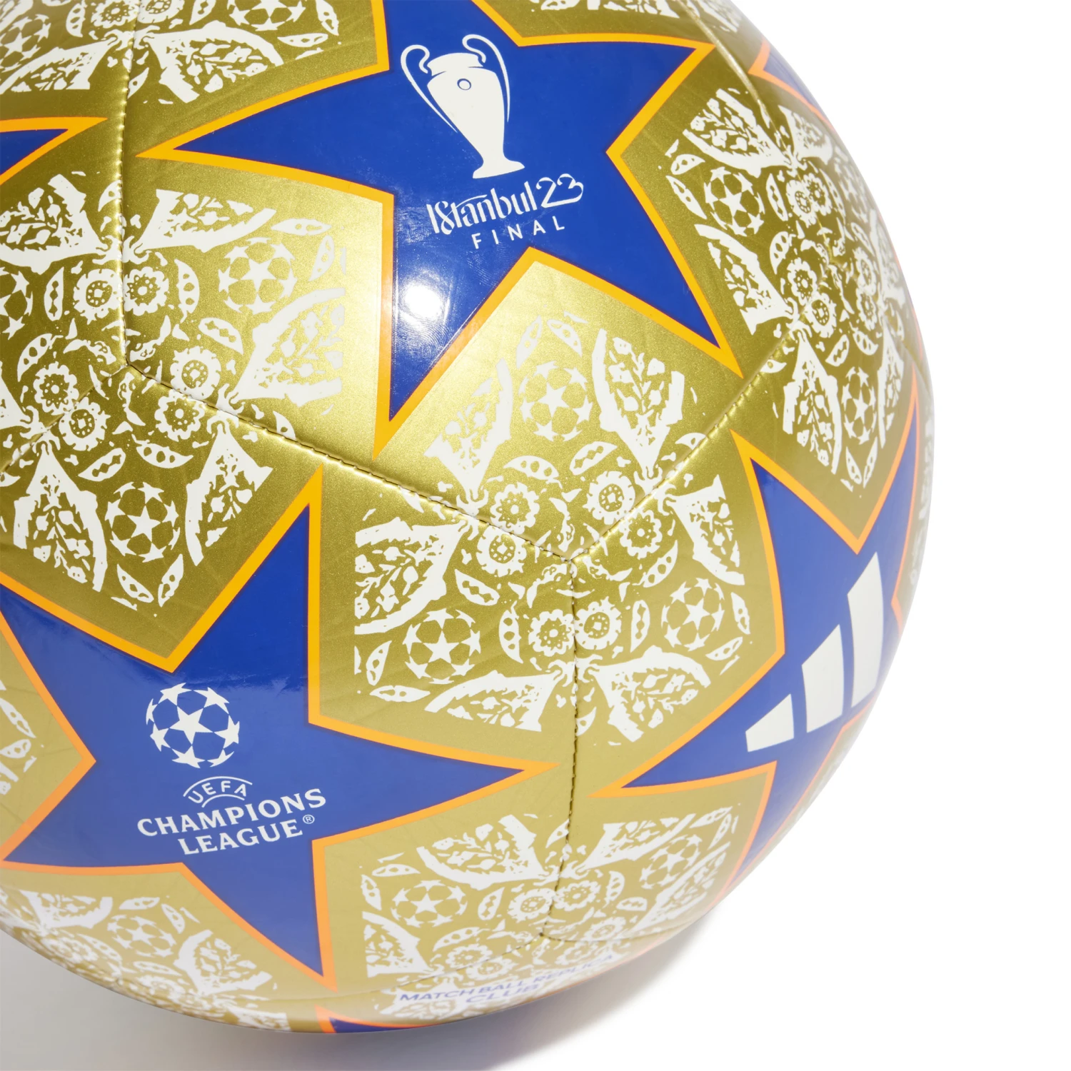 Adidas UCL 22/23 Club Ball (Gold/White/Blue) 5 Adidas UCL 22/23 Club Ball (Gold/White/Blue) - Image 3
