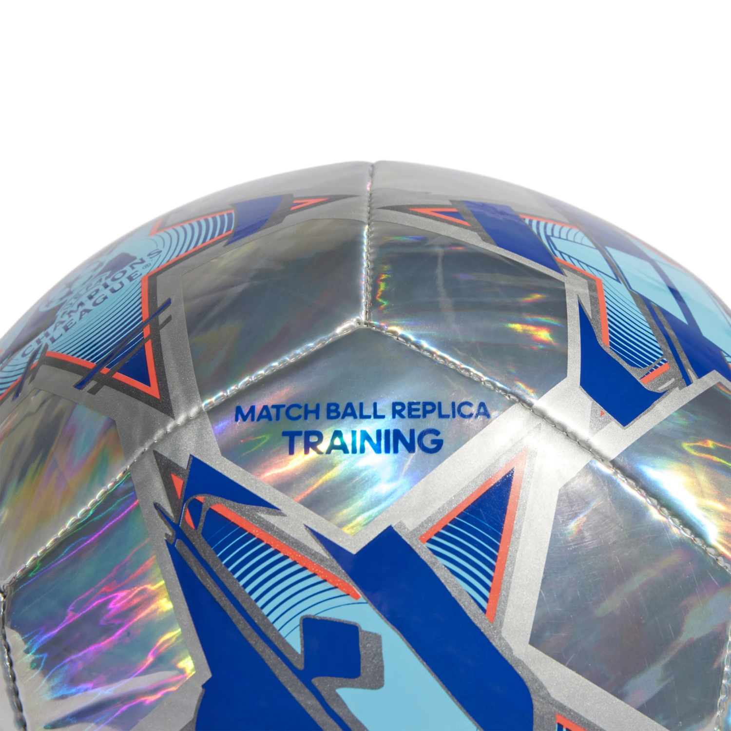 Adidas UCL 23/24 Training Foil Ball (Silver/Blue) 6 Adidas UCL 23/24 Training Foil Ball (Silver/Blue) - Image 4
