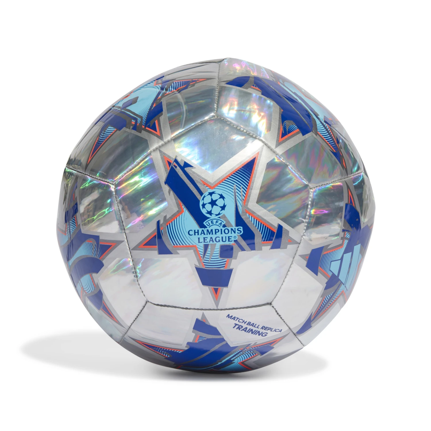 Adidas UCL 23/24 Training Foil Ball (Silver/Blue) 3 Adidas UCL 23/24 Training Foil Ball (Silver/Blue)