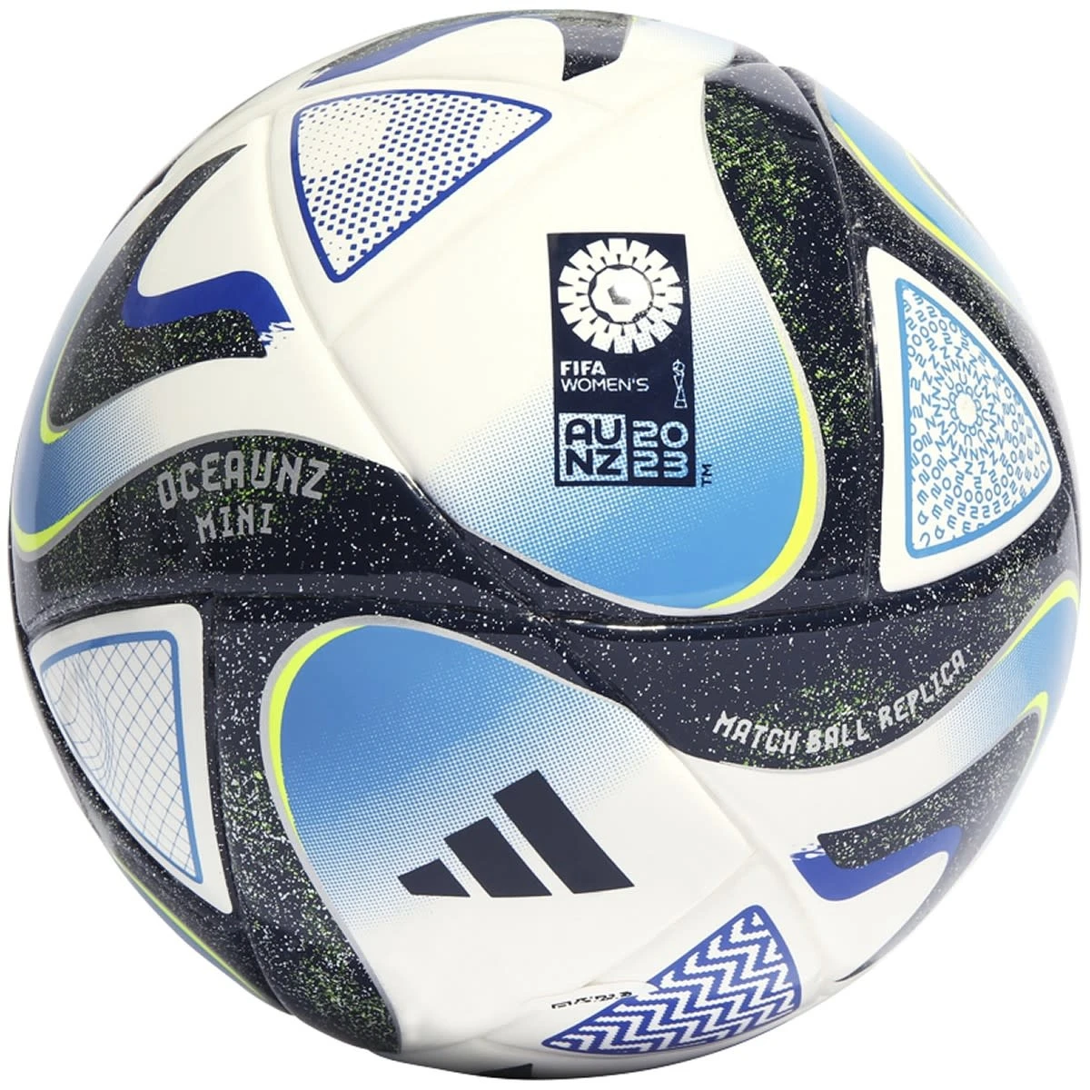Adidas Womens World Cup 2023 Oceaunz Mini Ball (White/Navy) 3 Adidas Womens World Cup 2023 Oceaunz Mini Ball (White/Navy)