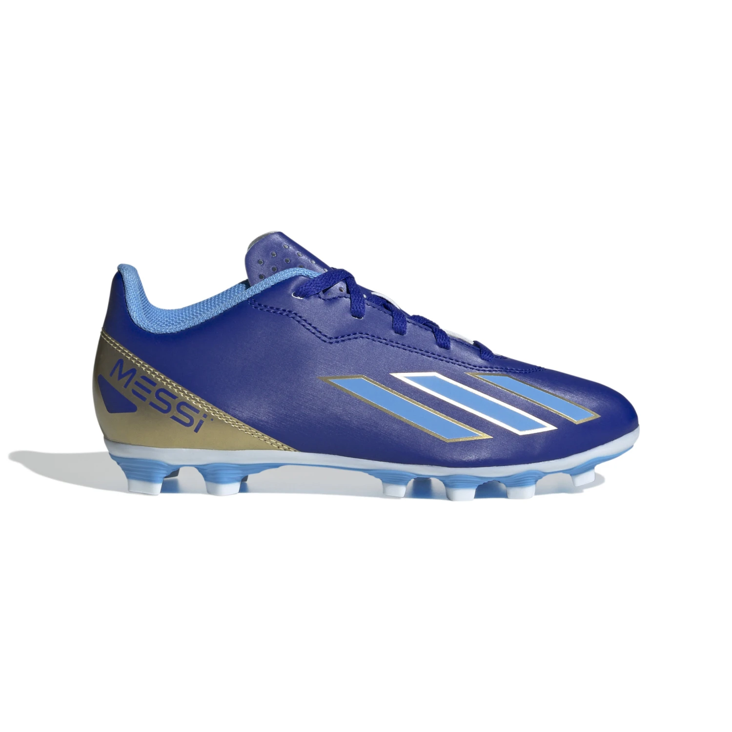 Adidas X Crazyfast Club FxG Jr Messi (Blue/White/Gold) 3 Adidas X Crazyfast Club FxG Jr Messi (Blue/White/Gold)