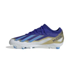 Adidas X Crazyfast League FG Jr Messi (Blue/White/Gold) -Sports-Football Apparel adidas x crazyfast league fg jr messi blue white g 3