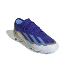 Adidas X Crazyfast League FG Jr Messi (Blue/White/Gold) -Sports-Football Apparel adidas x crazyfast league fg jr messi blue white g 4