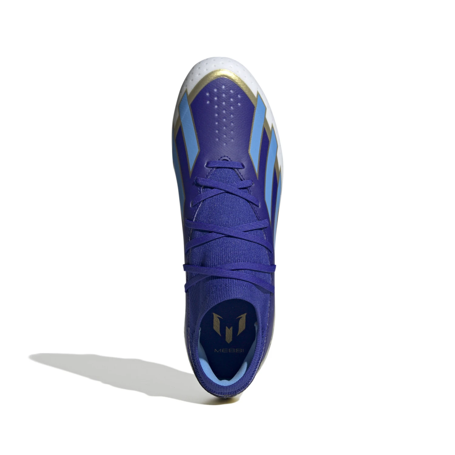 Adidas X Crazyfast League FG Messi (Blue/White/Gold) 5 Adidas X Crazyfast League FG Messi (Blue/White/Gold) - Image 3