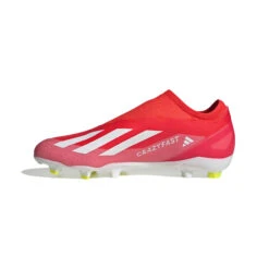 Adidas X Crazyfast League Laceless FG (Solar Red/White) -Sports-Football Apparel adidas x crazyfast league laceless fg solar red wh 3