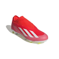Adidas X Crazyfast League Laceless FG (Solar Red/White) -Sports-Football Apparel adidas x crazyfast league laceless fg solar red wh 4