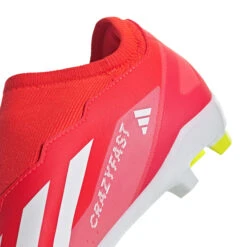 Adidas X Crazyfast League Laceless FG (Solar Red/White) -Sports-Football Apparel adidas x crazyfast league laceless fg solar red wh 8