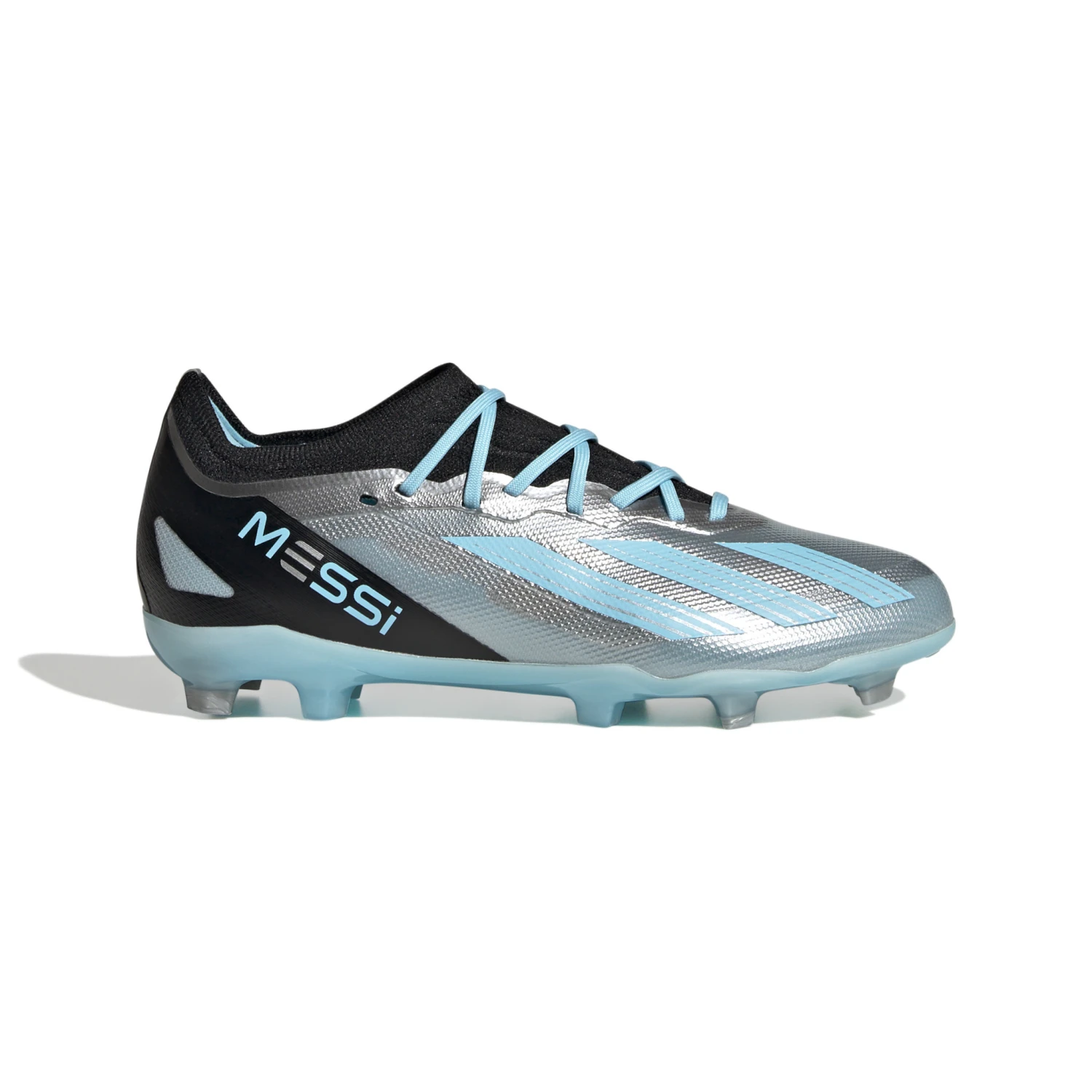 Adidas X Crazyfast Messi.1 FG Jr (Silver/Sky) 3 Adidas X Crazyfast Messi.1 FG Jr (Silver/Sky)