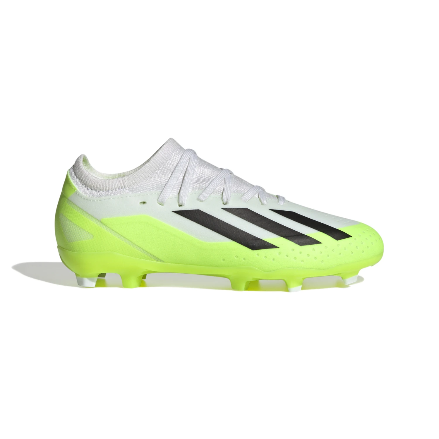 Adidas X Crazyfast.3 FG Jr (White/Lime) 3 Adidas X Crazyfast.3 FG Jr (White/Lime)