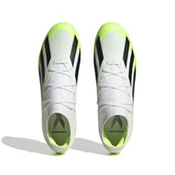 Adidas X Crazyfast.3 FG (White/Lime) -Sports-Football Apparel adidas x crazyfast3 fg white lime 2
