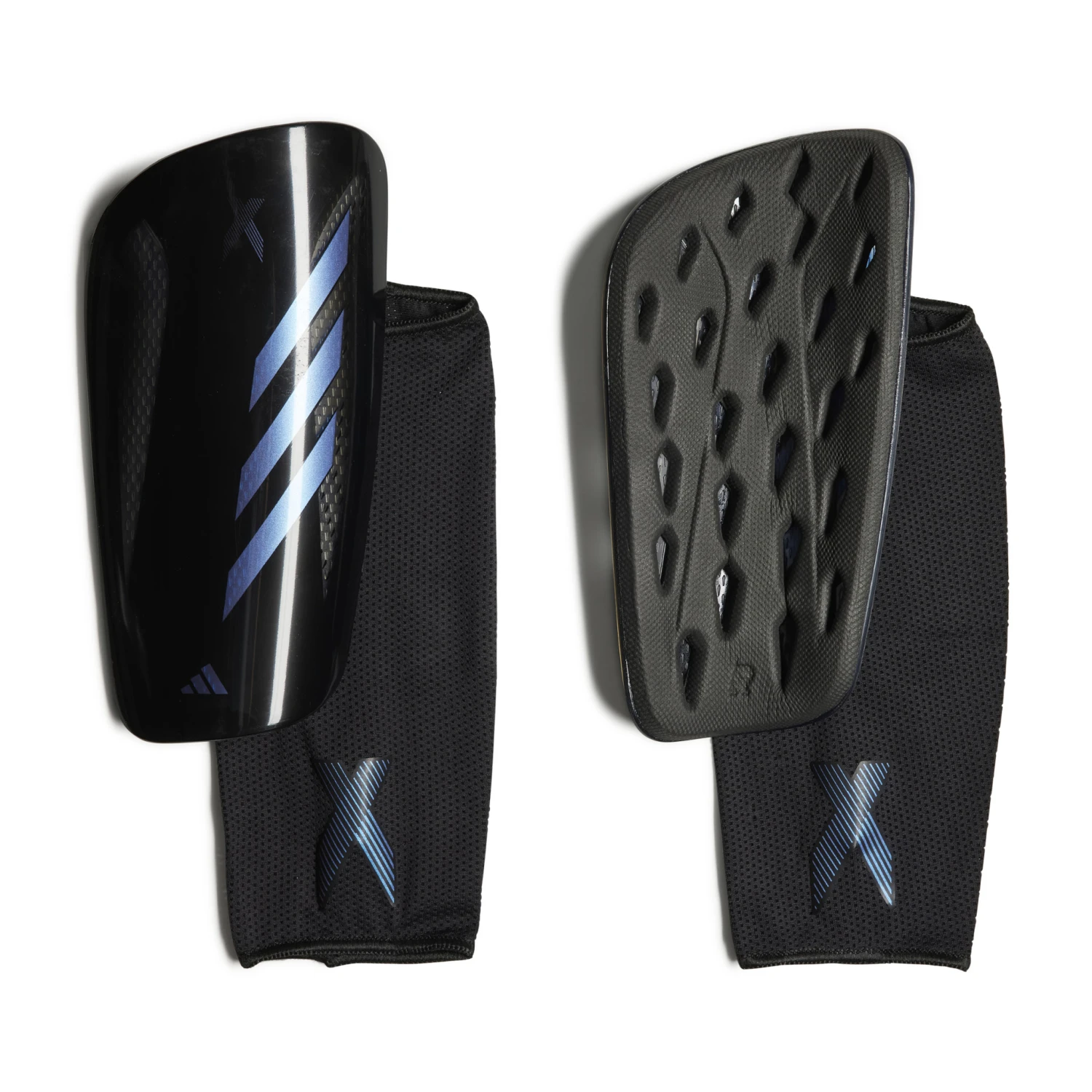 Adidas X League Shin Guard (Black/Blue) 3 Adidas X League Shin Guard (Black/Blue)