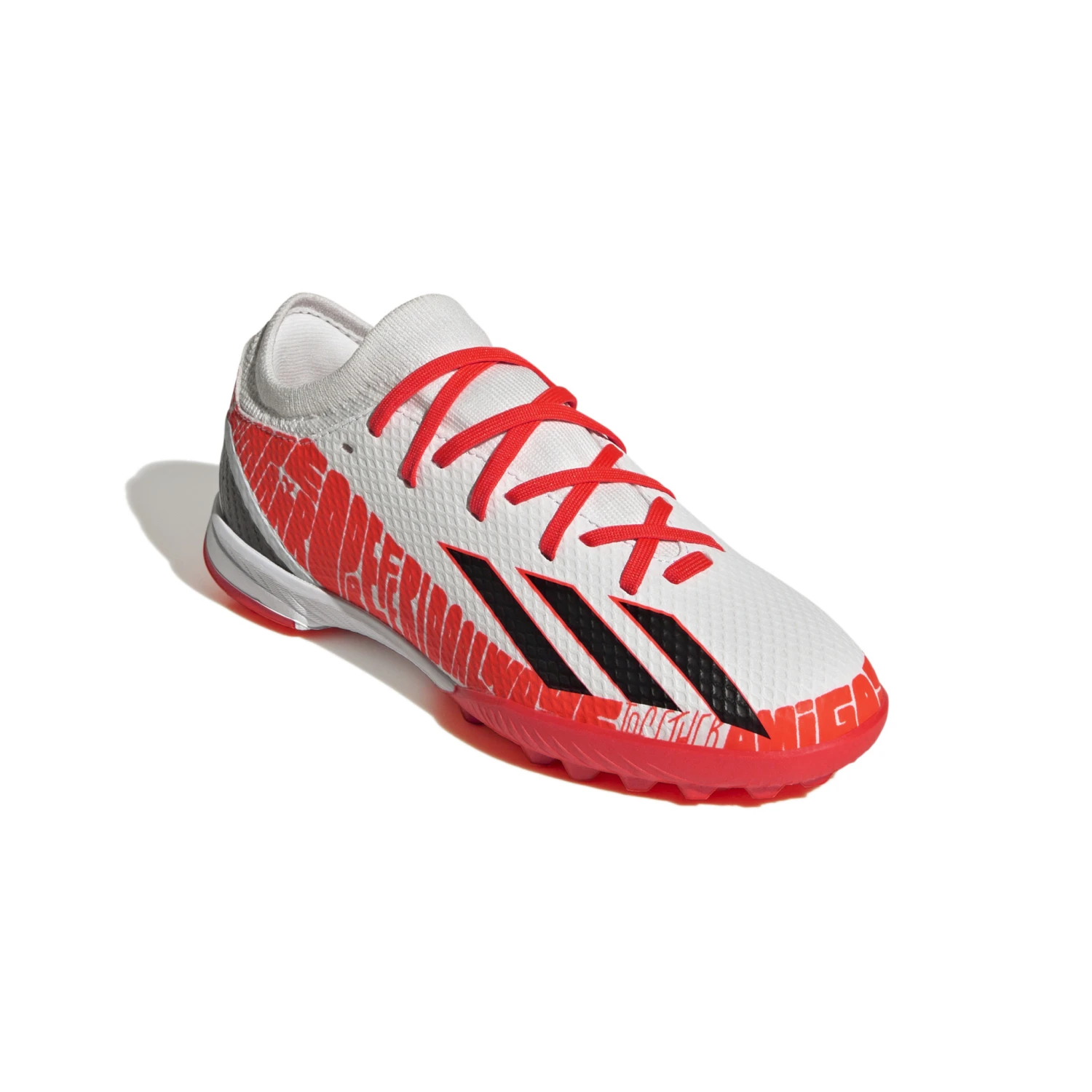 Adidas X Speedportal Messi.3 Turf Jr (White/Crimson) 5 Adidas X Speedportal Messi.3 Turf Jr (White/Crimson) - Image 3