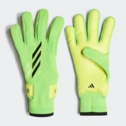 Adidas X Speedportal Pro Gloves (Lime/Black) -Sports-Football Apparel adidas x speedportal pro gloves lime black 2