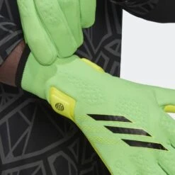 Adidas X Speedportal Pro Gloves (Lime/Black) -Sports-Football Apparel adidas x speedportal pro gloves lime black 8