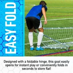 Franklin Premier Folding Soccer Goal 5'X10' -Sports-Football Apparel franklin premier folding soccer goal 5x10 3