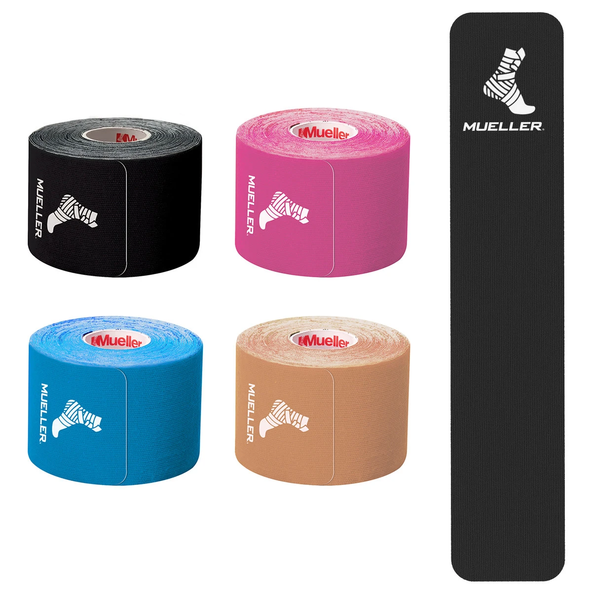 Mueller Kinesio Tape Pre-Cut I-Strips 4 Mueller Kinesio Tape Pre-Cut I-Strips - Image 2