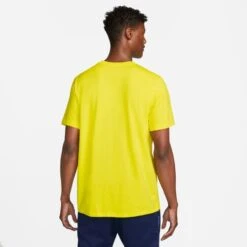 Nike Brazil 2022 Crest Tee (Yellow) -Sports-Football Apparel nike brazil 2022 crest tee yellow 1
