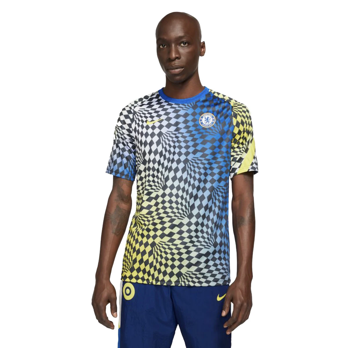 Nike Chelsea 21/22 Prematch Jersey (Blue/Yellow) 3 Nike Chelsea 21/22 Prematch Jersey (Blue/Yellow)