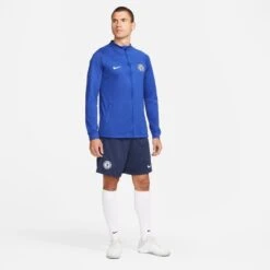 Nike Chelsea 22/23 Strike Track Jacket (Blue) -Sports-Football Apparel nike chelsea 22 23 strike track jacket blue 5