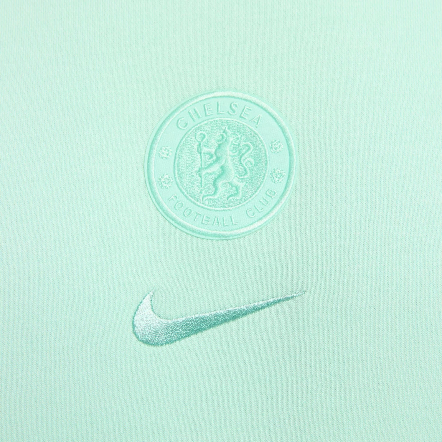 Nike Chelsea 23/24 Club Pullover Hoodie (Mint) 6 Nike Chelsea 23/24 Club Pullover Hoodie (Mint) - Image 4