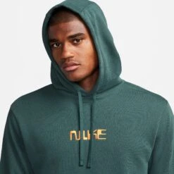 Nike Club Fleece Pullover Hoodie (Green) -Sports-Football Apparel nike club fleece pullover hoodie green 2