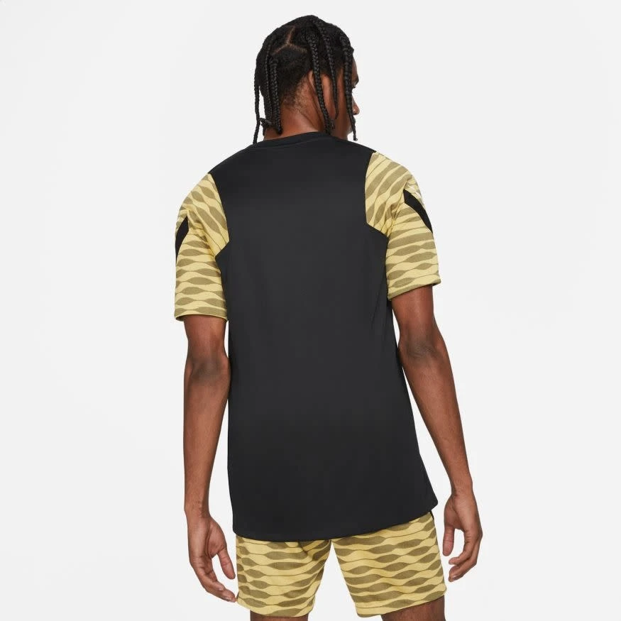 Nike Dri-Fit Strike SS Top (Black/Gold) 4 Nike Dri-Fit Strike SS Top (Black/Gold) - Image 2