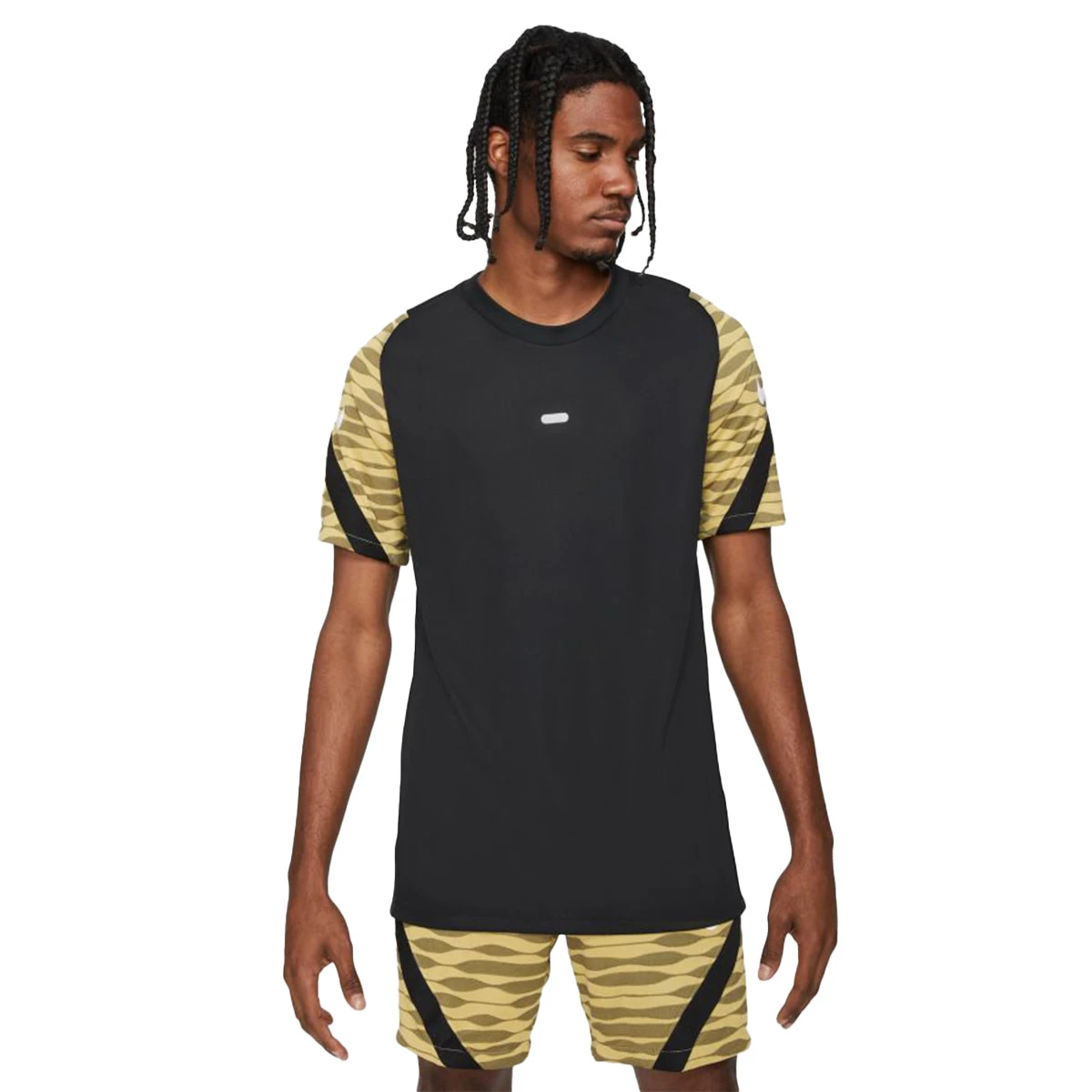 Nike Dri-Fit Strike SS Top (Black/Gold) 3 Nike Dri-Fit Strike SS Top (Black/Gold)