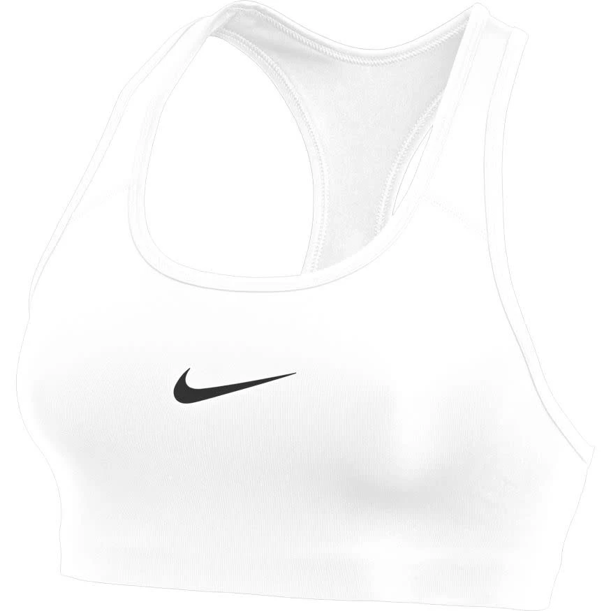 Nike Dri-Fit Swoosh Non-Padded Sports Bra 2.0 (White) 3 Nike Dri-Fit Swoosh Non-Padded Sports Bra 2.0 (White)