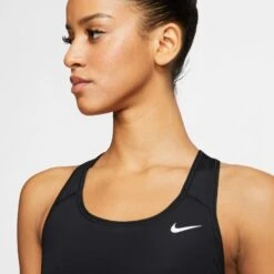 Nike Dri-Fit Swoosh Non-Padded Sports Bra (Black) -Sports-Football Apparel nike dri fit swoosh non padded sports bra black 6