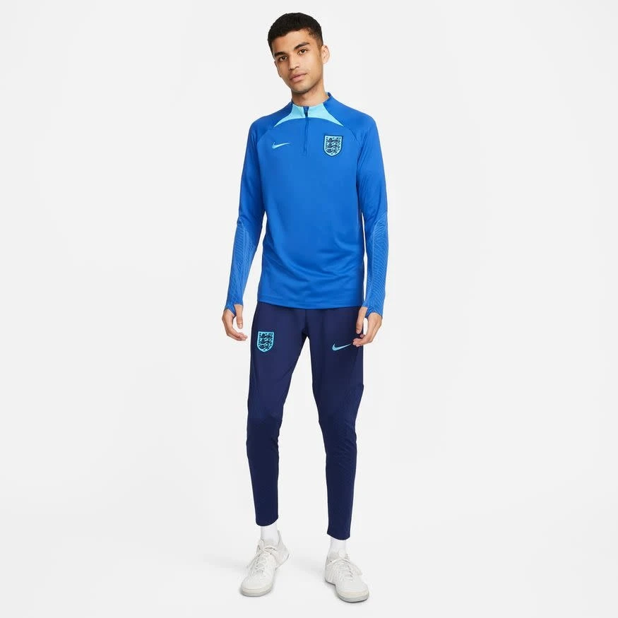 Nike England 2022 Strike Drill Top 1/4 Zip (Blue) 7 Nike England 2022 Strike Drill Top 1/4 Zip (Blue) - Image 5