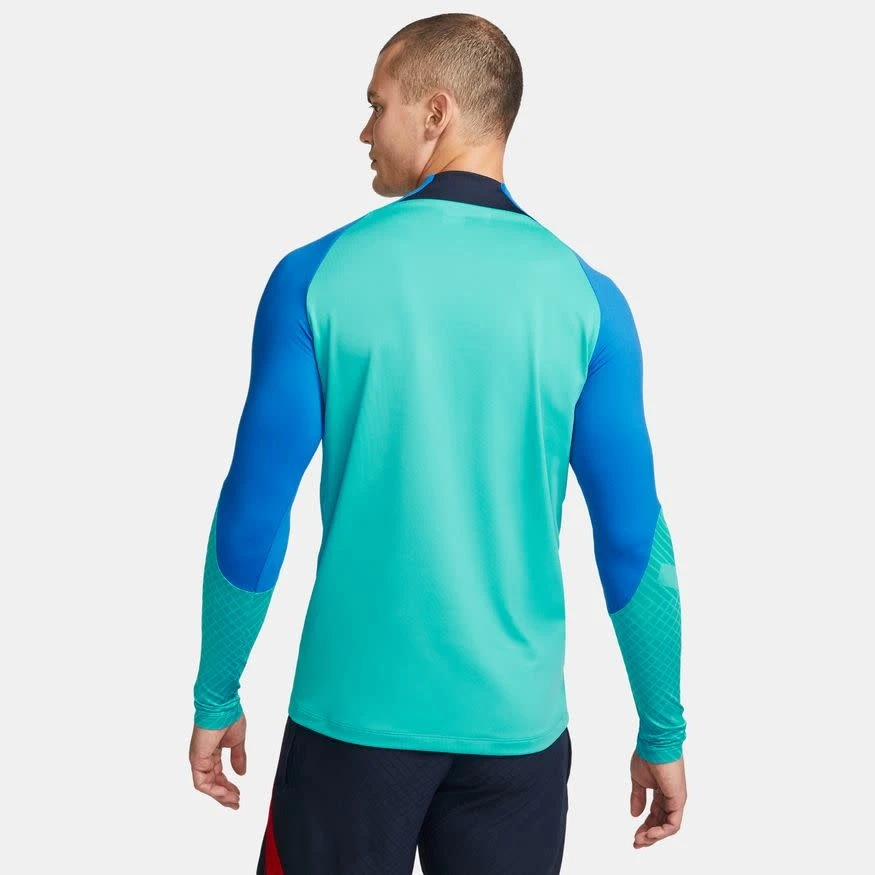 Nike FC Barcelona 22/23 Strike 1/4 Zip Top (Aqua) 4 Nike FC Barcelona 22/23 Strike 1/4 Zip Top (Aqua) - Image 2