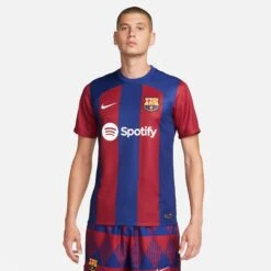 Nike FC Barcelona 23/24 Home Jersey (Blue/Red) -Sports-Football Apparel nike fc barcelona 23 24 home jersey blue red 2