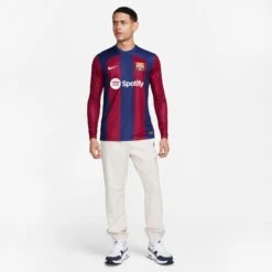 Nike FC Barcelona 23/24 Home Ls Jersey (Blue/Red) -Sports-Football Apparel nike fc barcelona 23 24 home ls jersey blue red 7