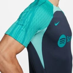 Nike FC Barcelona 23/24 Strike Training Jersey (Navy/Teal) -Sports-Football Apparel nike fc barcelona 23 24 strike training jersey nav 4