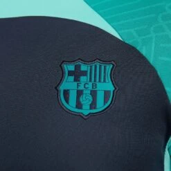 Nike FC Barcelona 23/24 Strike Training Jersey (Navy/Teal) -Sports-Football Apparel nike fc barcelona 23 24 strike training jersey nav 6