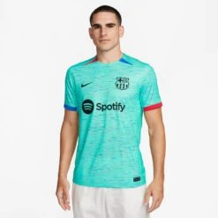 Nike FC Barcelona 23/24 Third Jersey (Teal) -Sports-Football Apparel nike fc barcelona 23 24 third jersey teal 2