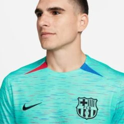 Nike FC Barcelona 23/24 Third Jersey (Teal) -Sports-Football Apparel nike fc barcelona 23 24 third jersey teal 4