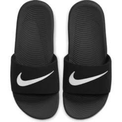 Nike Kawa Slide Youth (Black/White) -Sports-Football Apparel nike kawa slide youth black white 2