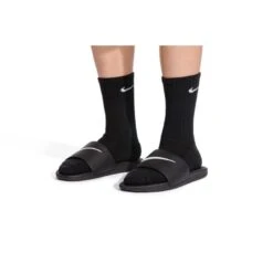 Nike Kawa Slide Youth (Black/White) -Sports-Football Apparel nike kawa slide youth black white 5