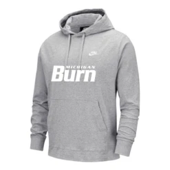 Nike Lightweight Club Pullover Hoodie (Light Gray) -Sports-Football Apparel nike lightweight club pullover hoodie light gray 4