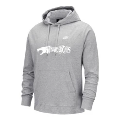 Nike Lightweight Club Pullover Hoodie (Light Gray) -Sports-Football Apparel nike lightweight club pullover hoodie light gray 5