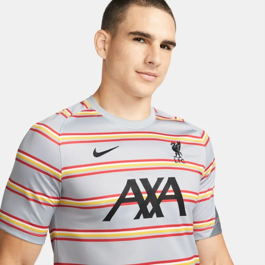Nike Liverpool 21/22 Prematch Jersey (Gray) 5 Nike Liverpool 21/22 Prematch Jersey (Gray) - Image 3