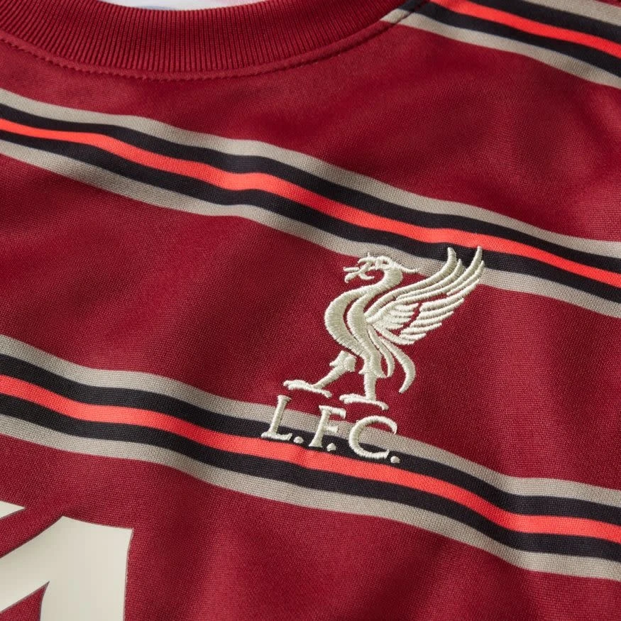 Nike Liverpool 21/22 Prematch Jersey (Maroon) 5 Nike Liverpool 21/22 Prematch Jersey (Maroon) - Image 3