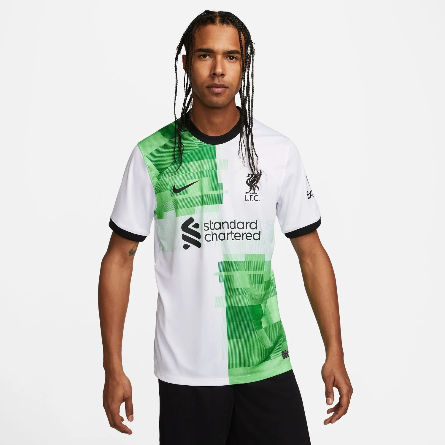 Nike Liverpool 23/24 Away Jersey (White/Green) 5 Nike Liverpool 23/24 Away Jersey (White/Green) - Image 3