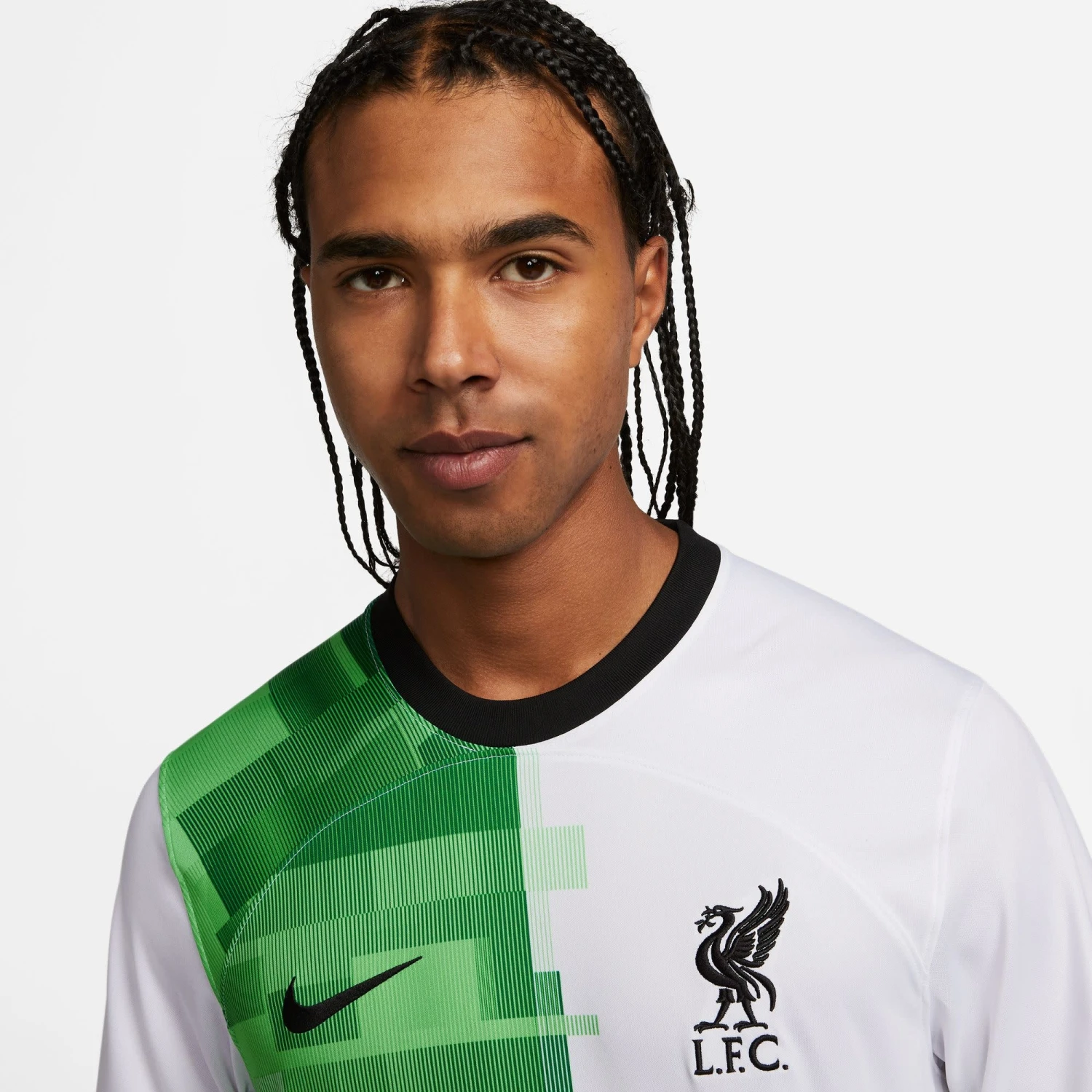 Nike Liverpool 23/24 Away Jersey (White/Green) 9 Nike Liverpool 23/24 Away Jersey (White/Green) - Image 7