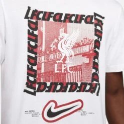 Nike Liverpool 23/24 New DNA Tee (White/Red/Black) -Sports-Football Apparel nike liverpool 23 24 new dna tee white red black 3
