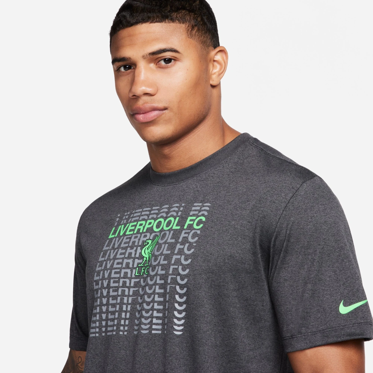 Nike Liverpool 23/24 Rlgd Tee (Gray/Green) 7 Nike Liverpool 23/24 Rlgd Tee (Gray/Green) - Image 5