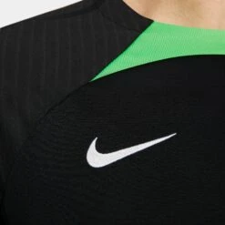 Nike Liverpool 23/24 Strike Training Jersey (Black/Green) -Sports-Football Apparel nike liverpool 23 24 strike training jersey black 4